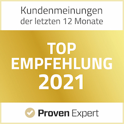 Auszeichnung Top-Empfehlung 2021